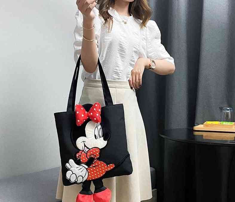 Mickey mouse trend håndtasker, afslappet, farverig taske
