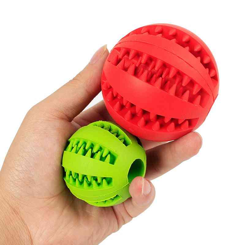 Soft Elasticity Ball Chew, Tooth Clean Food Rubber-ball Toy For Dog
