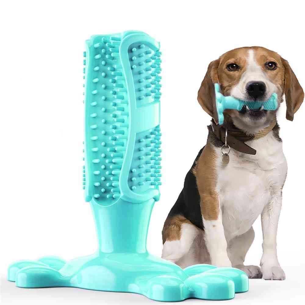 Rubber Chew Toothbrush, Teeth Cleaning Brushing Stick For Pet, Dog