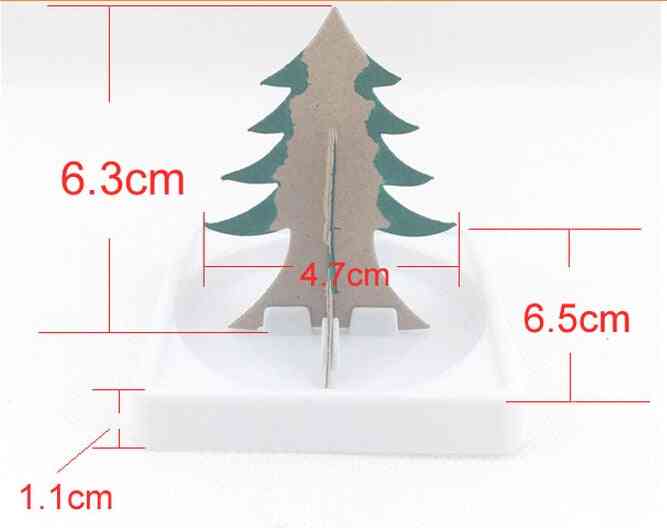Veelkleurig - magisch groeipapier, kerstbomen, educatief speelgoed (veelkleurig 2,76 x 2,37 inch)