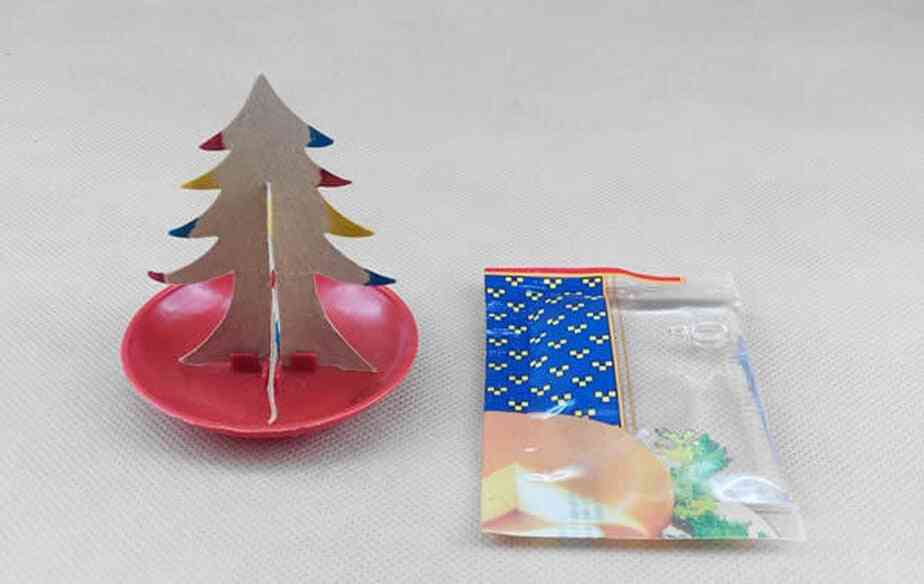 Multicolor- Magic Growing Paper, Christmas Trees, Educational Toy (multicolor 2.76 X 2.37 Inch)