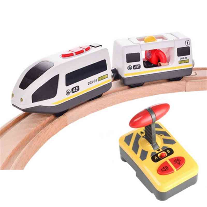 Remote Control Electric Train Toy Magnetic Slot Compatible