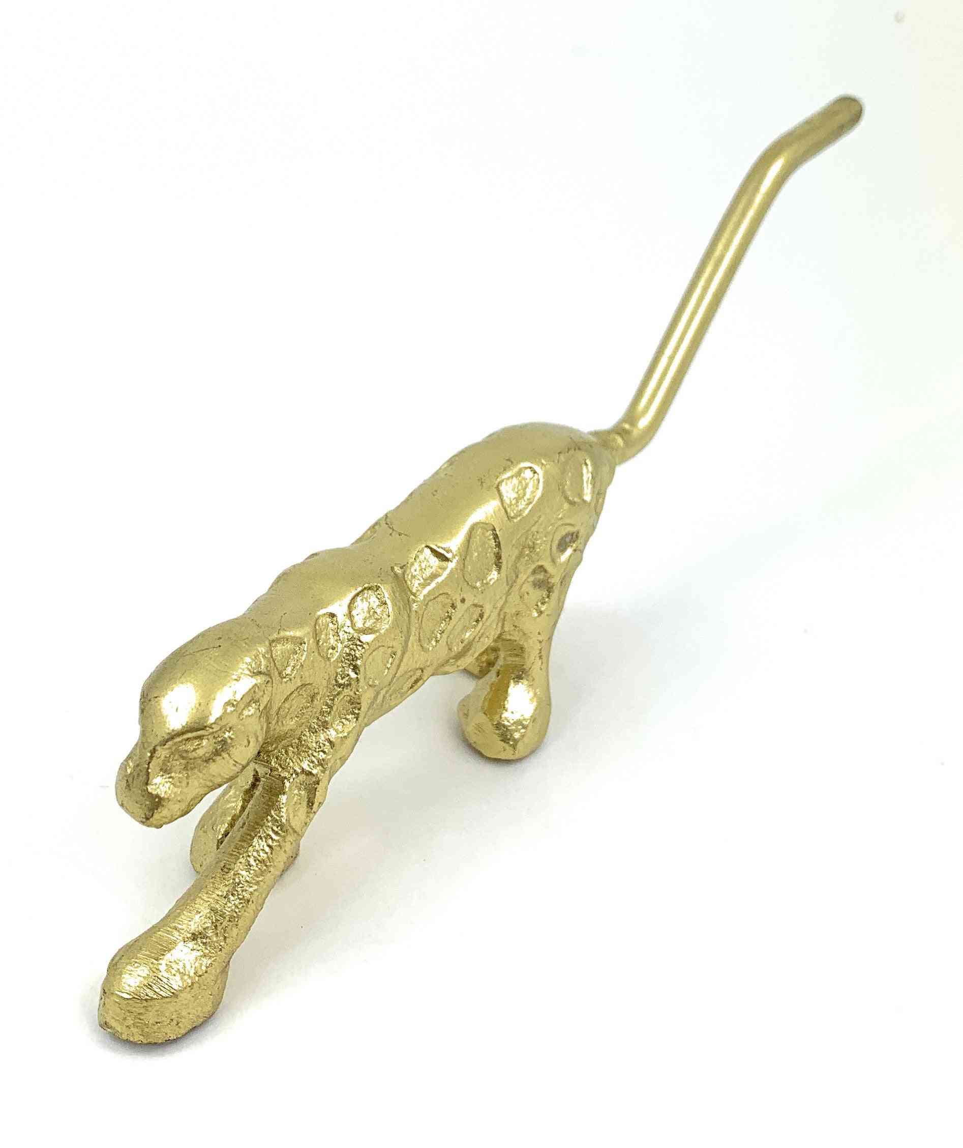 Vibhsa käsityönä valmistettu gepardihahmo (kultainen) -