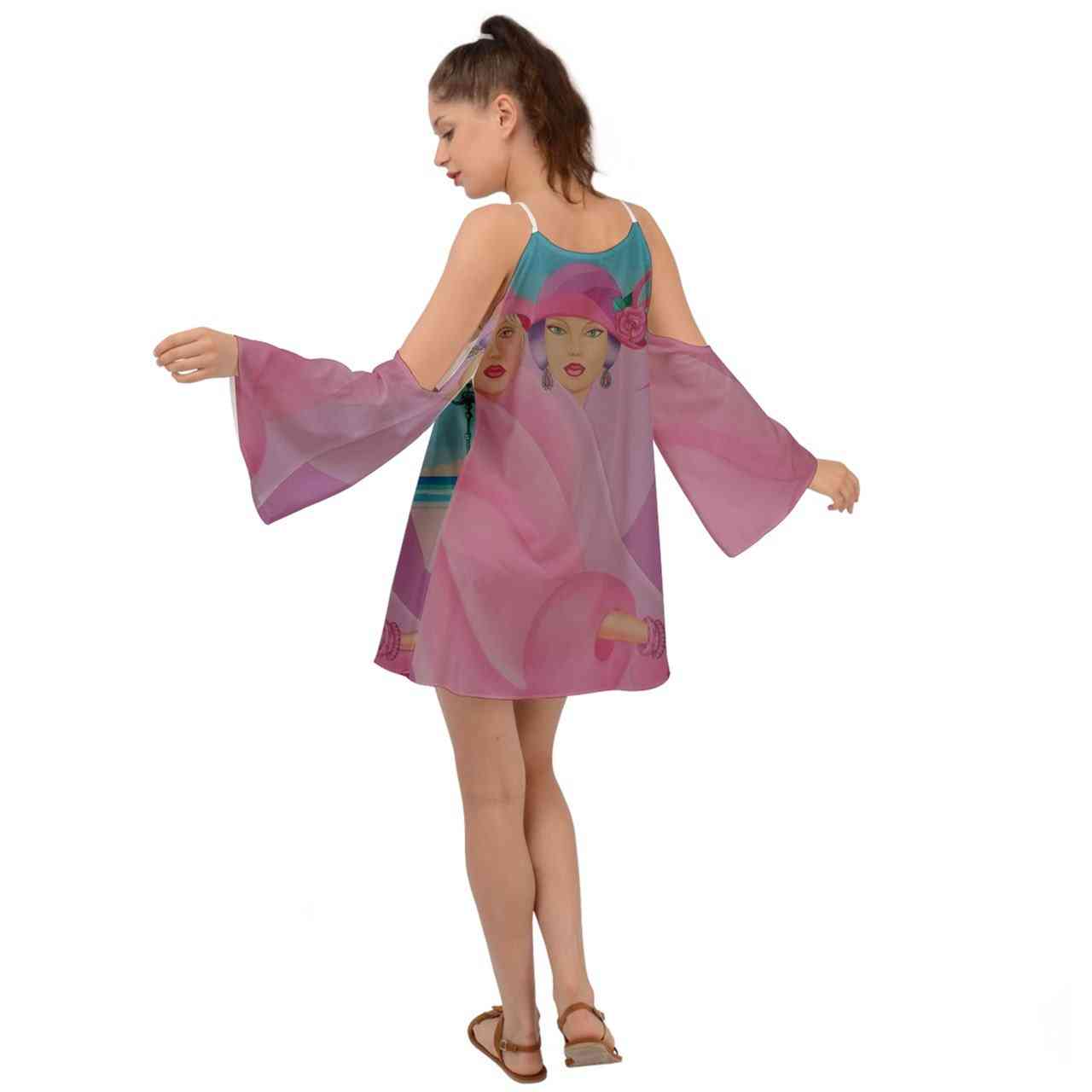 Palm beach - robe bohème pour femme