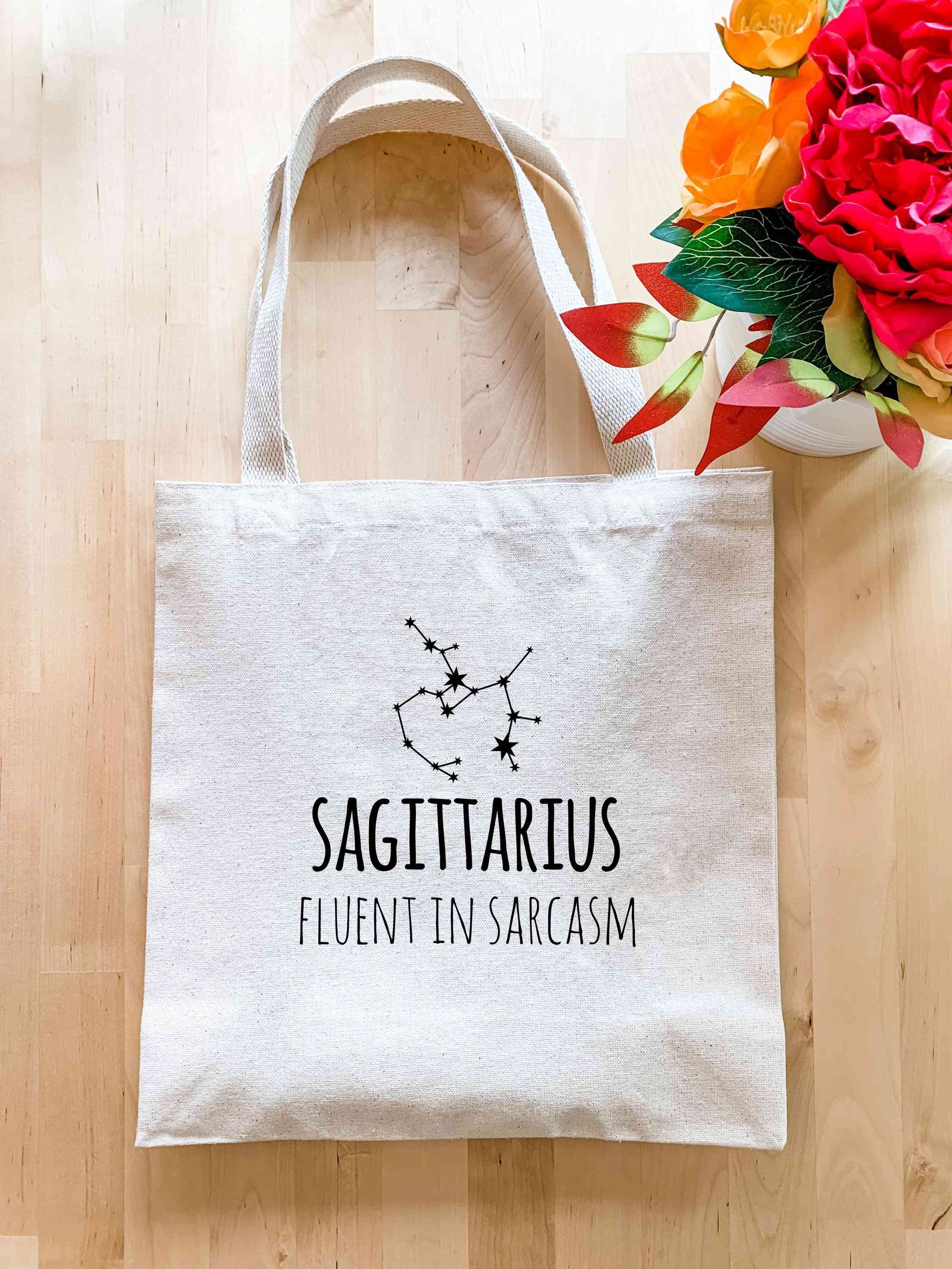Sagittarius Zodiac (fluent In Sarcasm) - Tote Bag