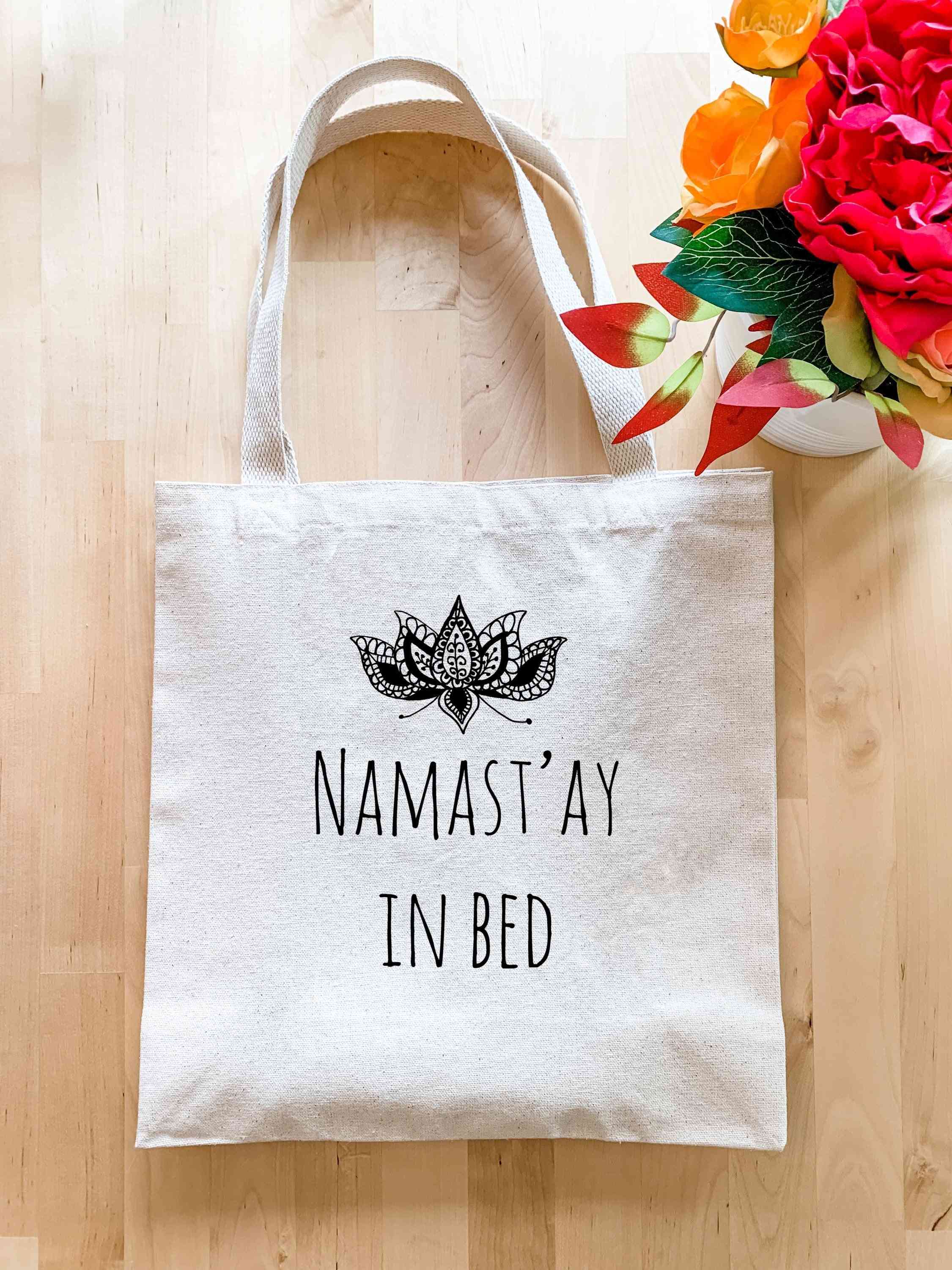 Namaste In Bed - Tote Bag