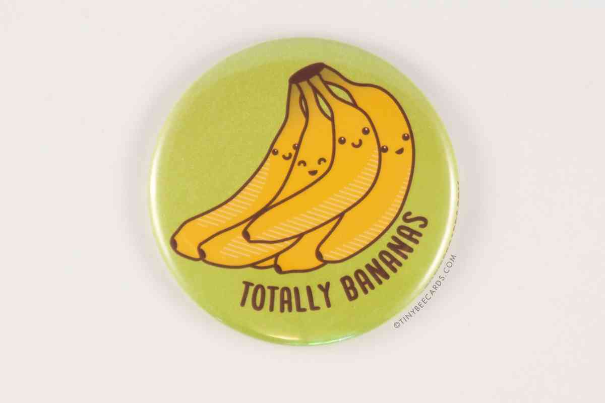 Funny Bananas Magnet, Pin, Or Pocket Mirror