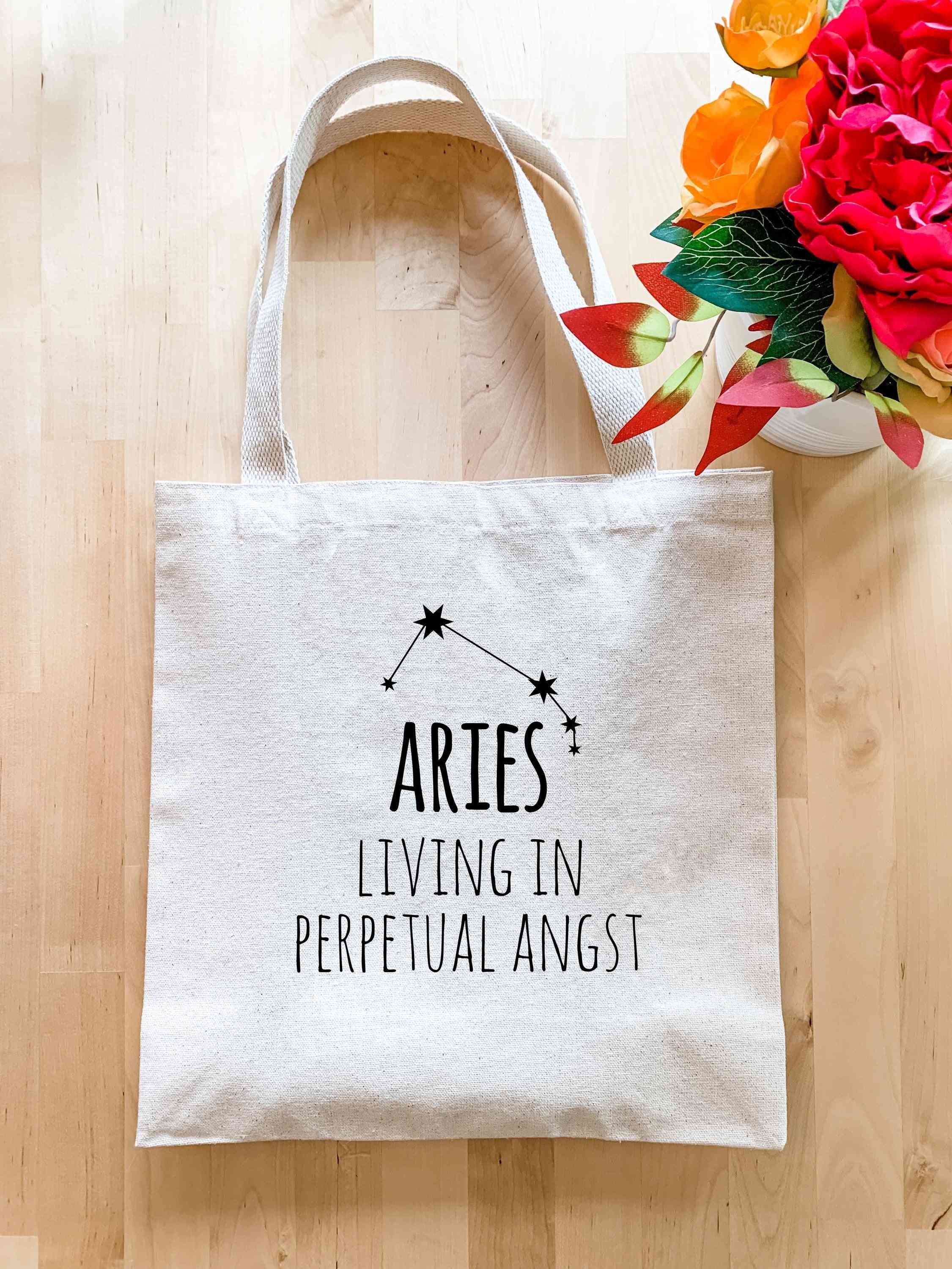 Aries Zodiac (living In Perpetual Angst) - Tote Bag