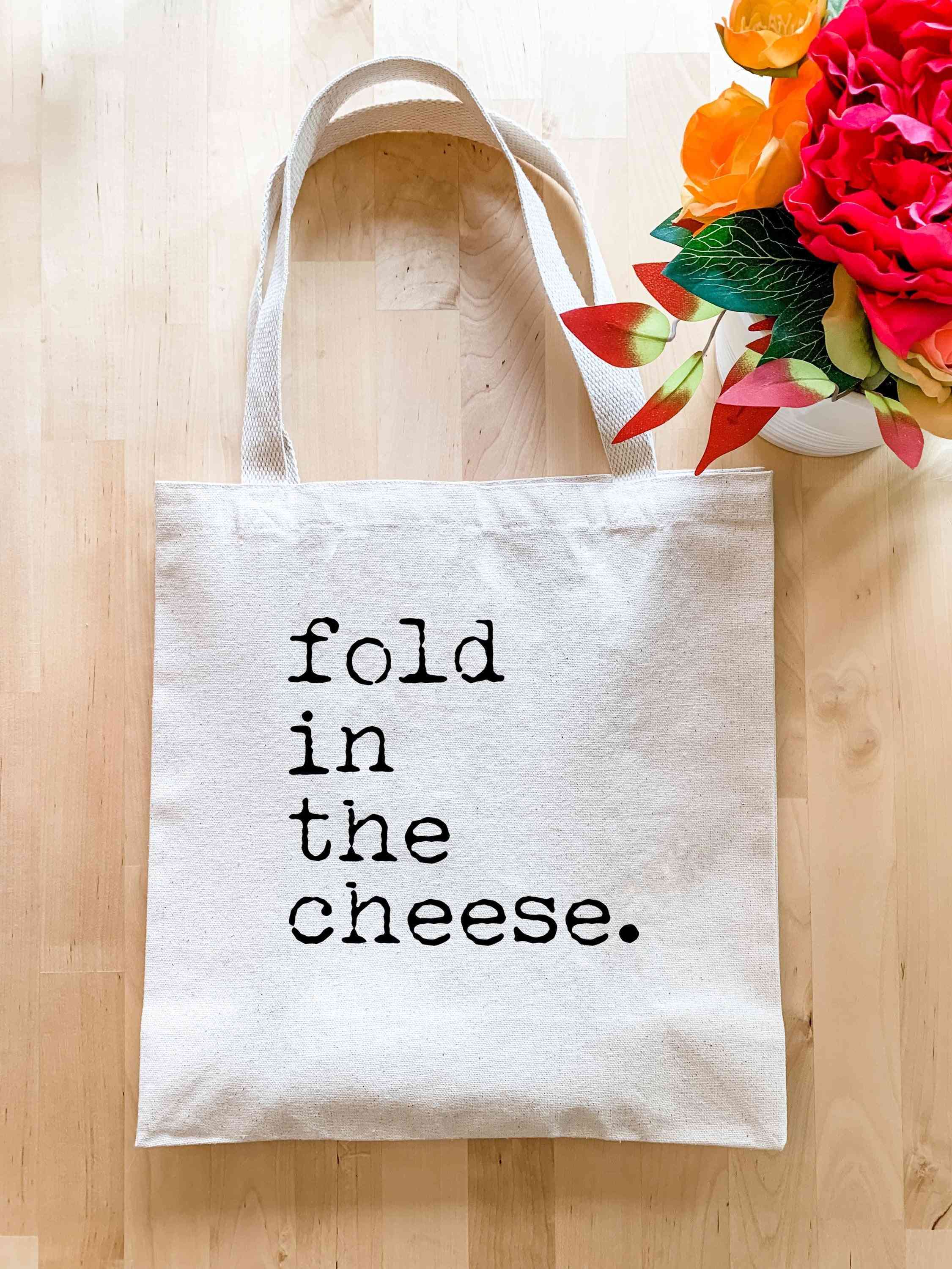 сгънете в торбата със сирене
