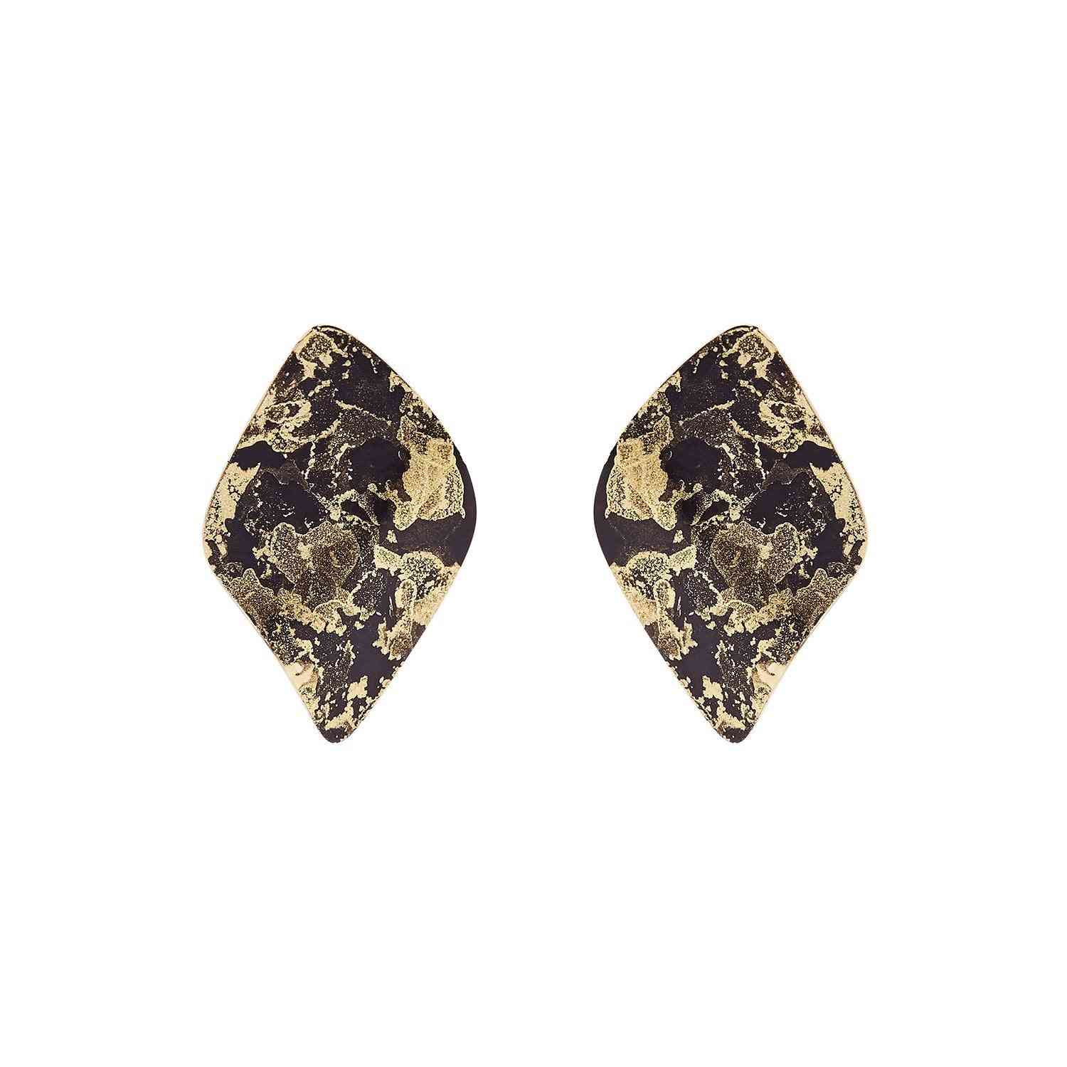 Gold Mini Twist Earrings