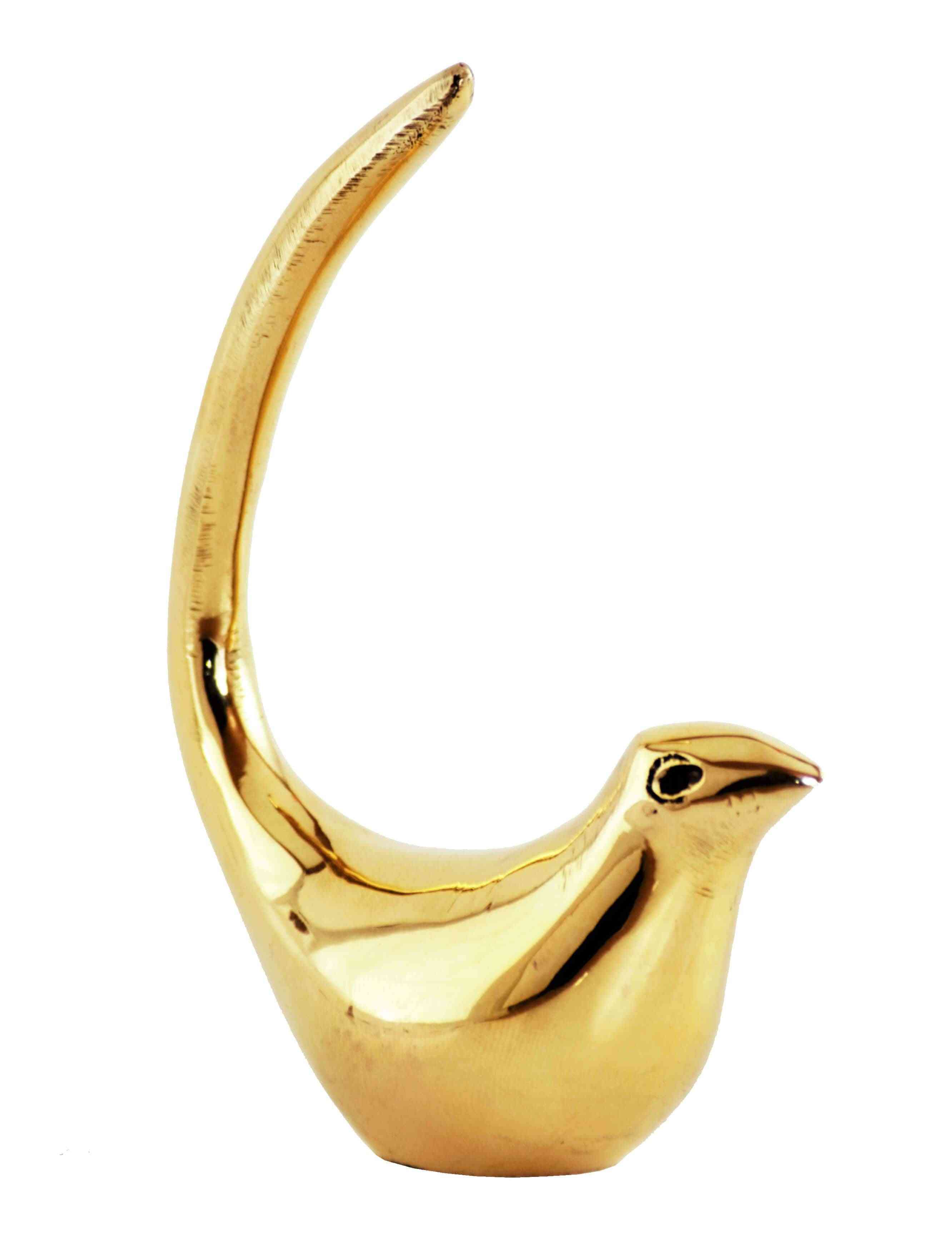 Handcrafted Table Top Bird Figurines - Jewelry Ring Stand