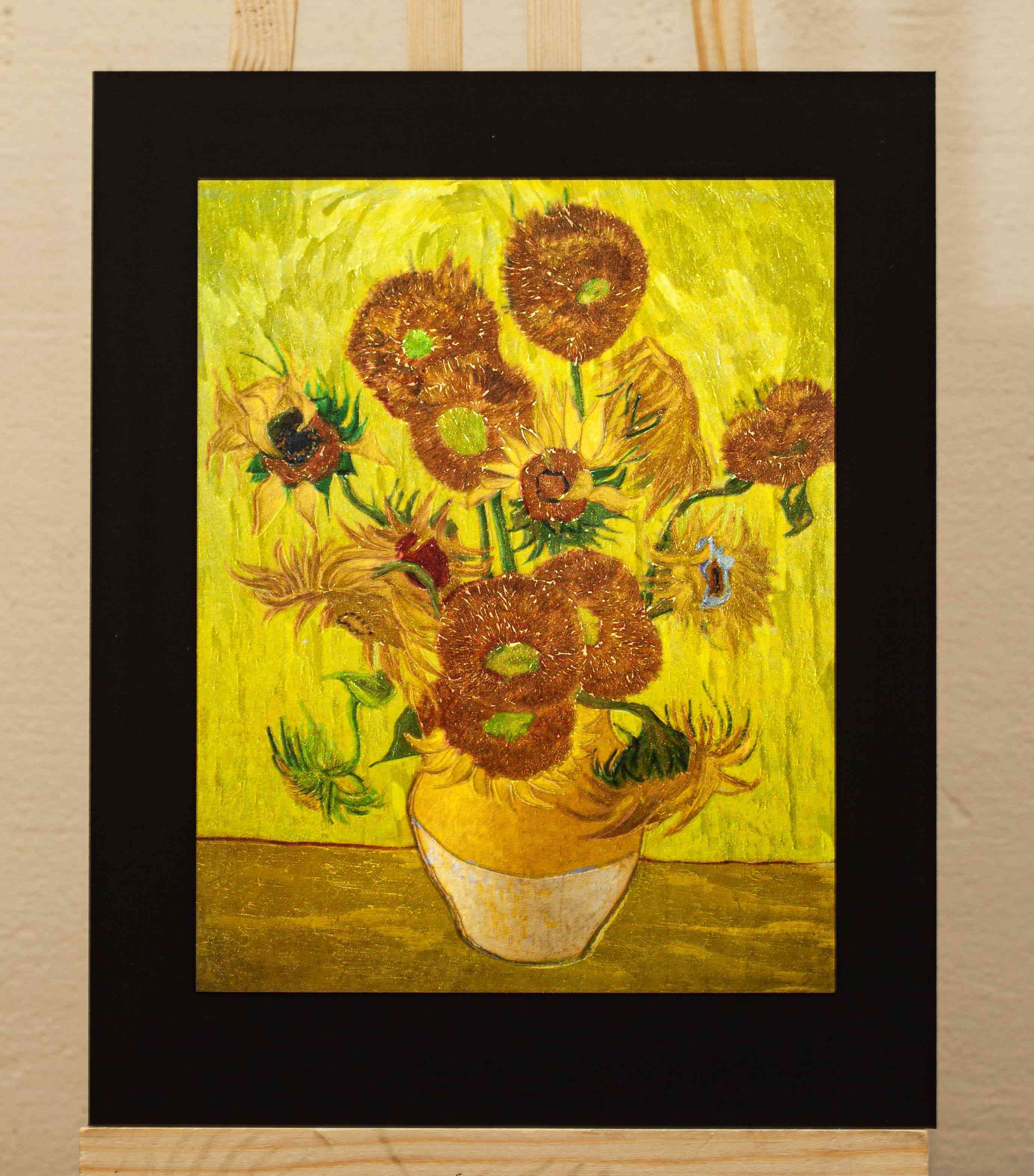Handgemaakte foliekunst-zonnebloemen