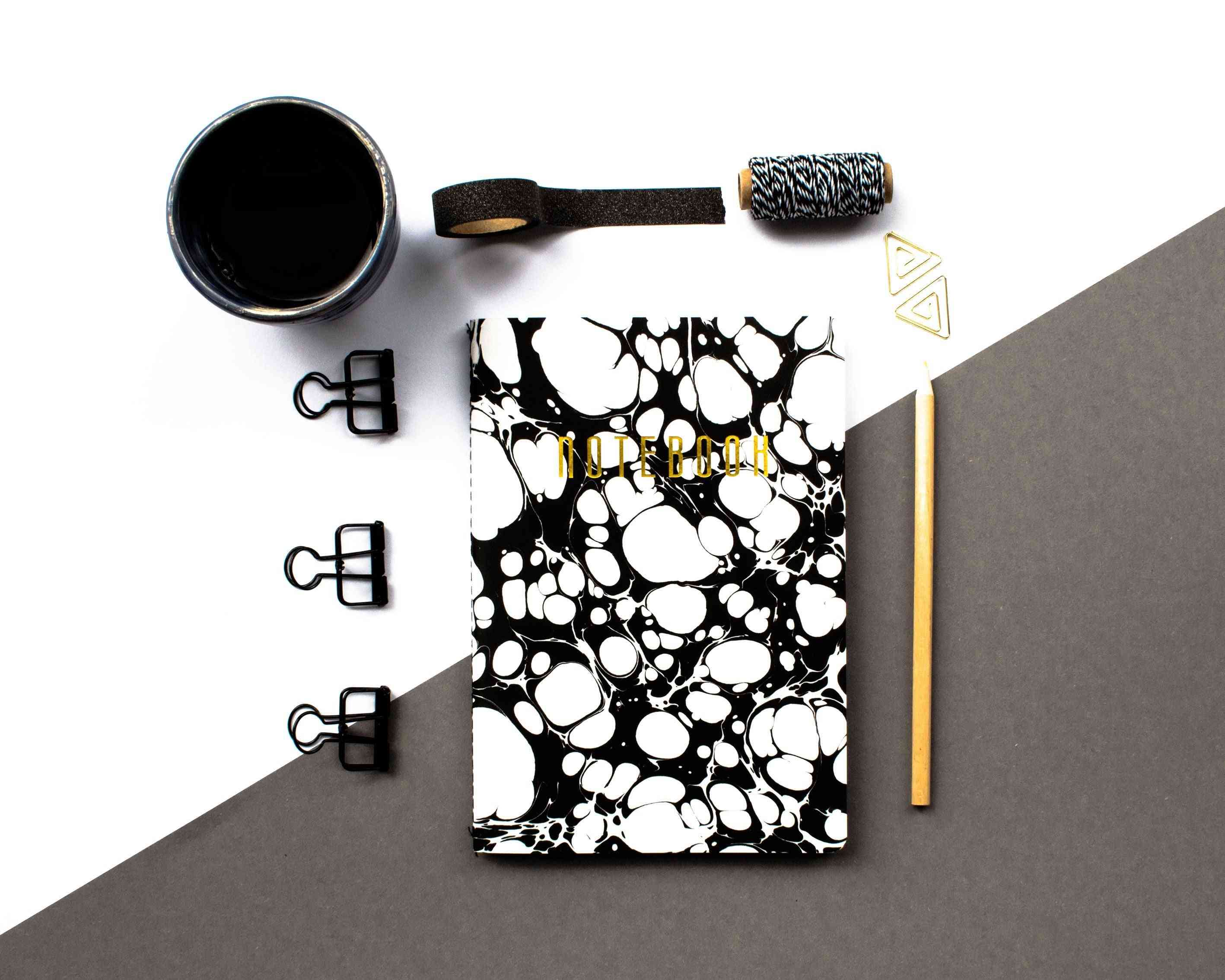Hand Painted Ebru Style Notebooks