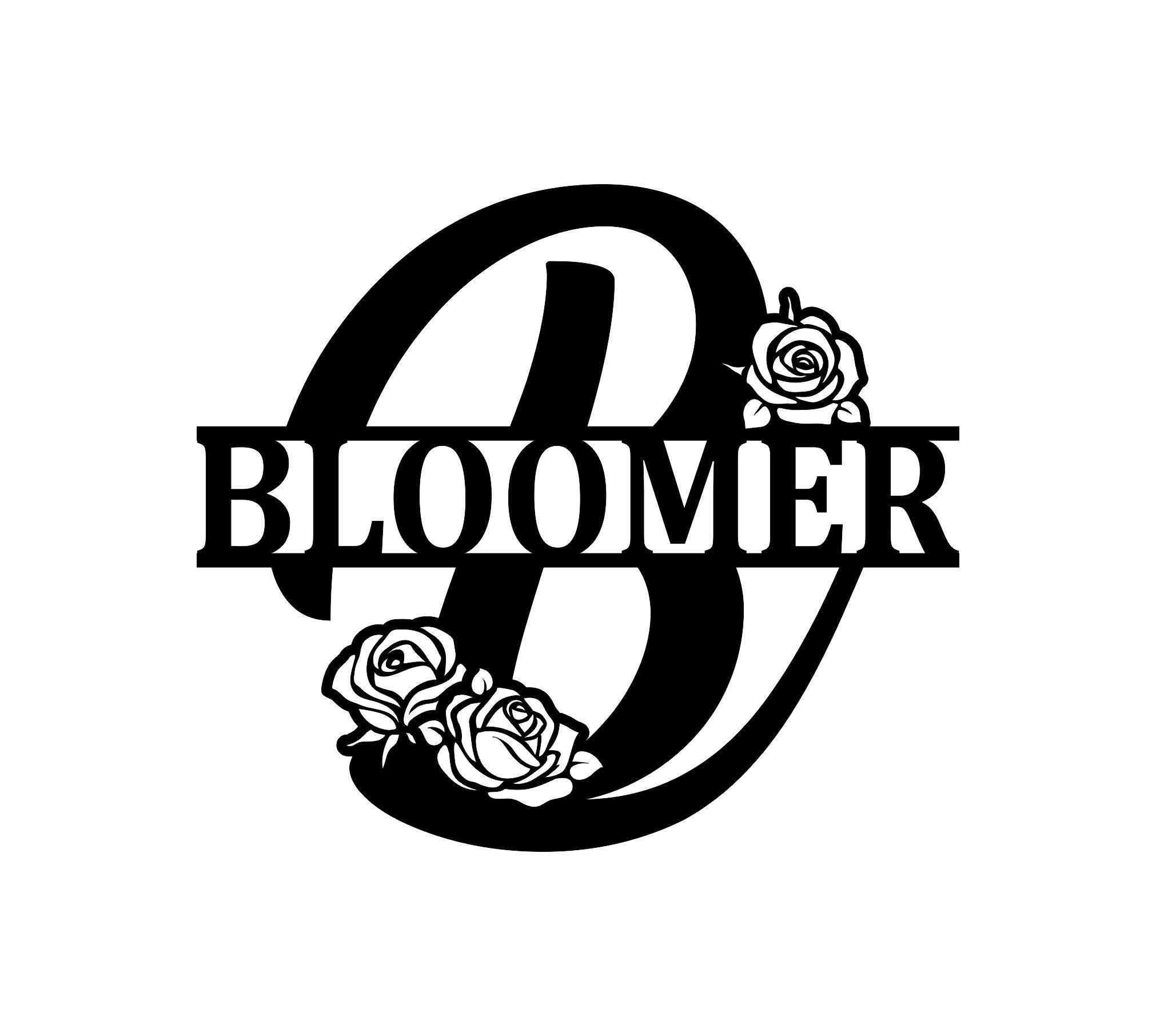 Rose Bloomer Monogram