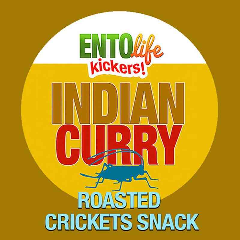Mini Curry Flavored Cricket Snack