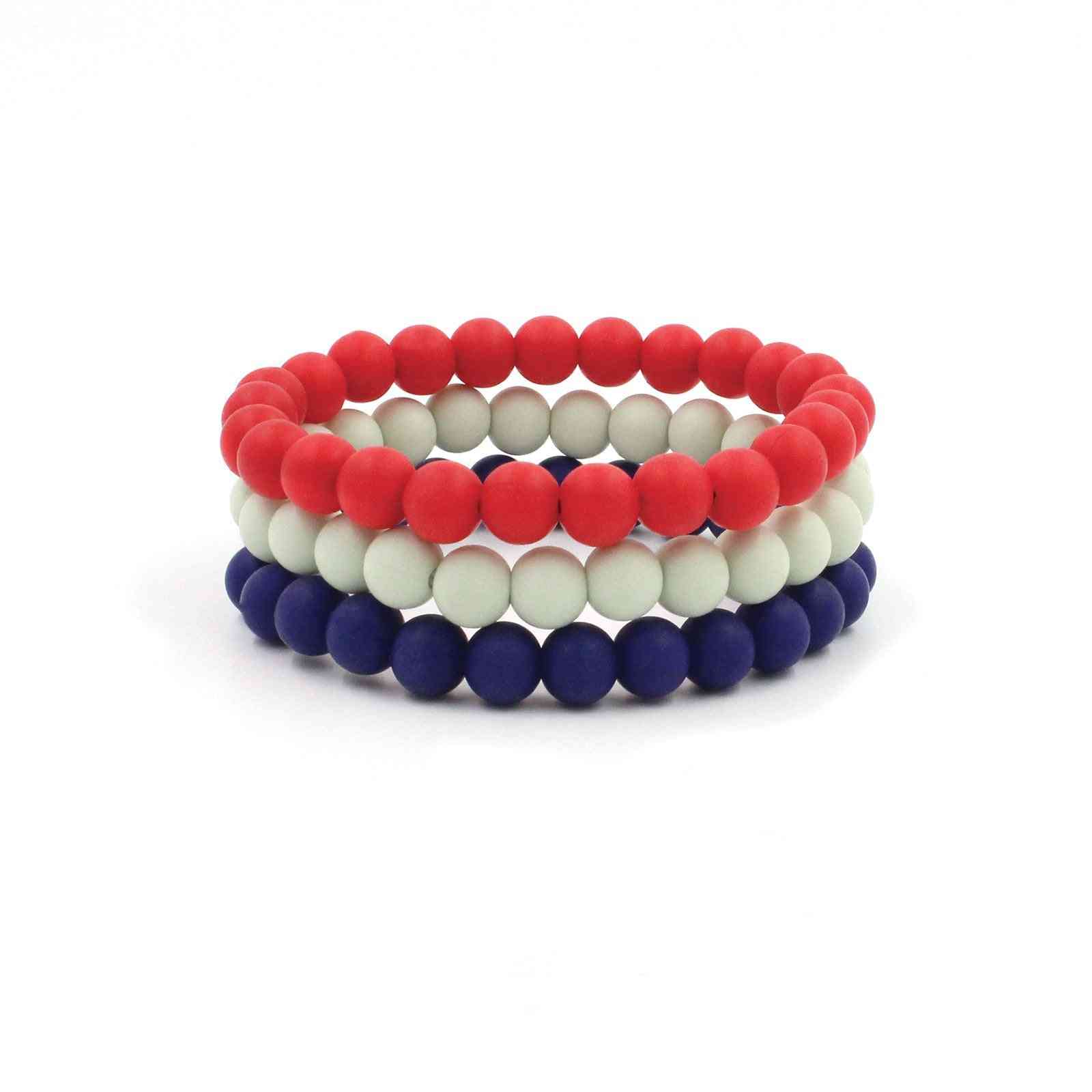 Silicon Rubber, Stretchable Beaded Bracelets