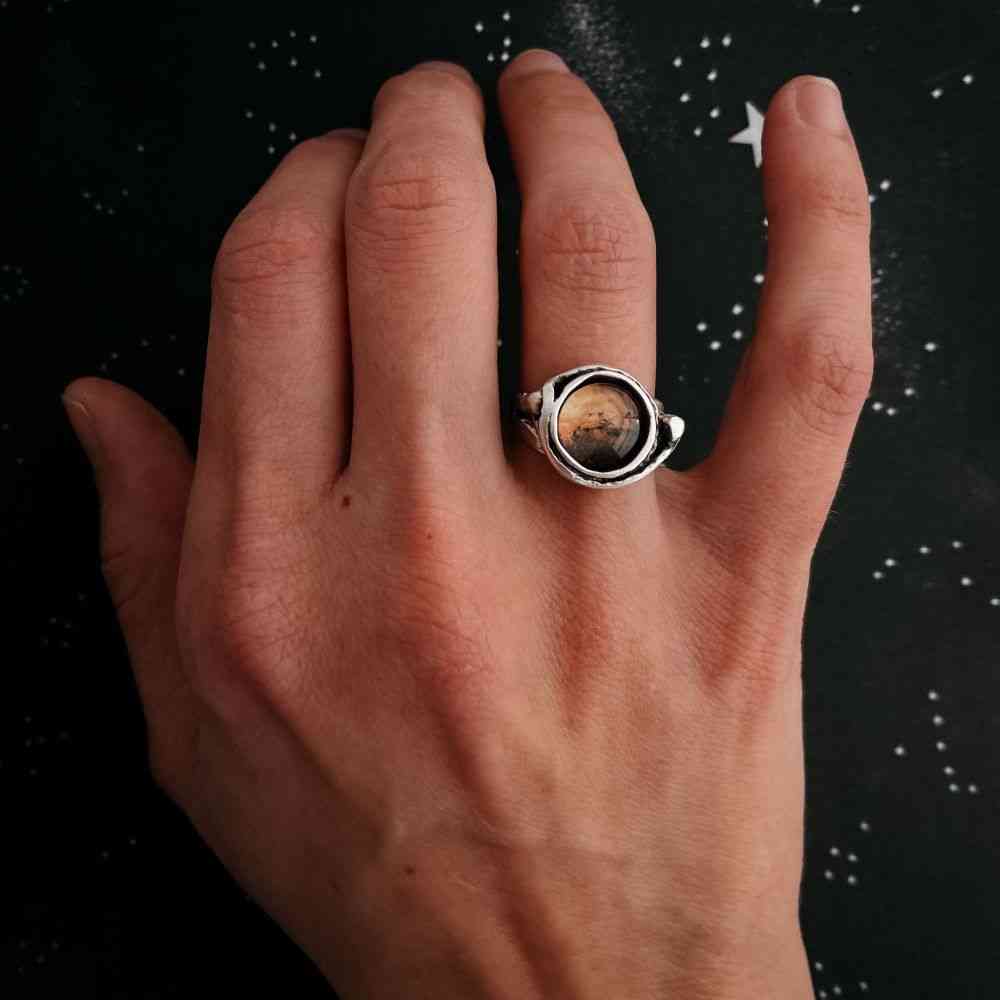 Mars And Moons Ring