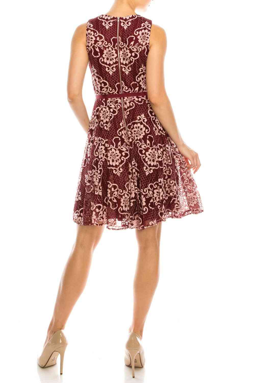 Sleeveless Twirly Circle Skirt Dress