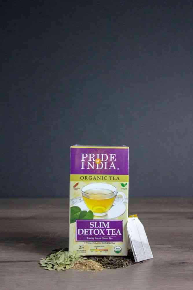 Saquinhos de chá orgânico slim & detox