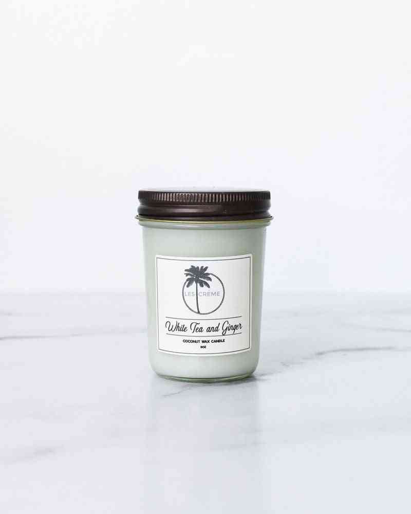 100% Botanical Natural Coconut Wax And Cotton Wicks Candle