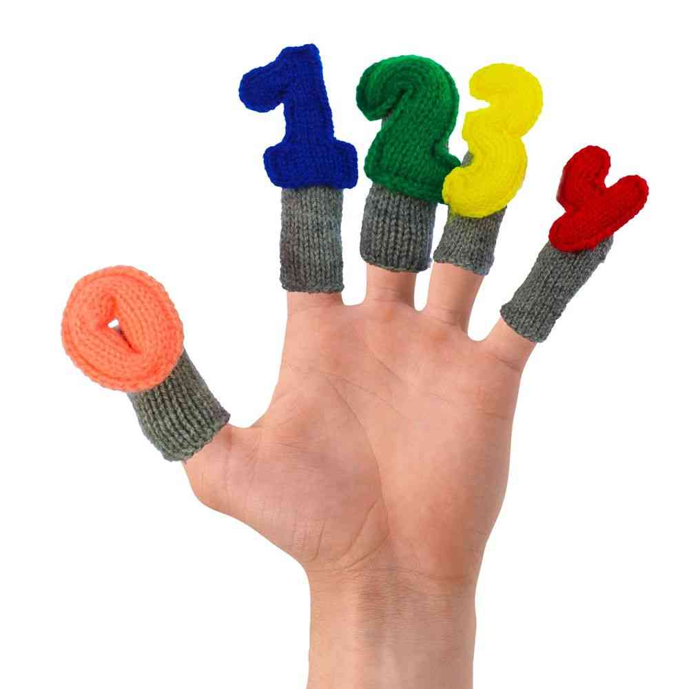 Lära sig att räkna fingerdockor