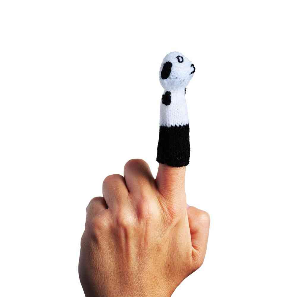 Panda finger marionet