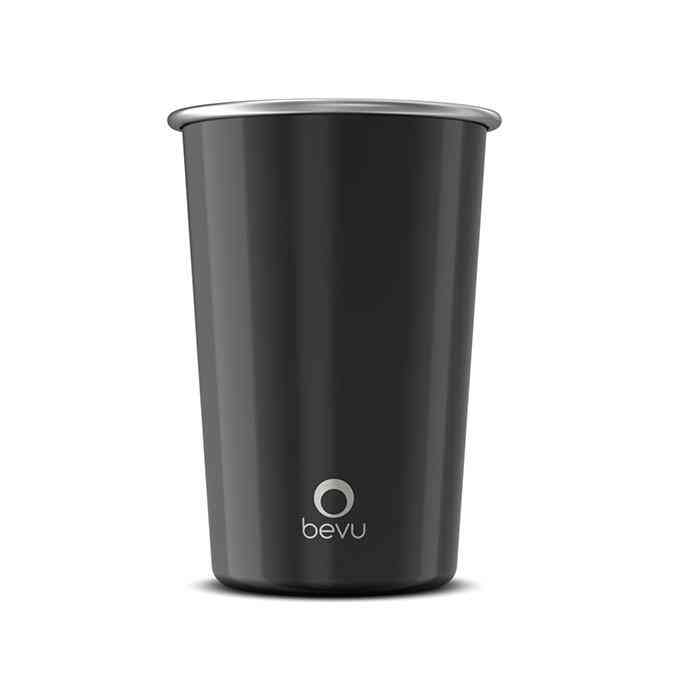 Reusable Stainless Steel Black Cups