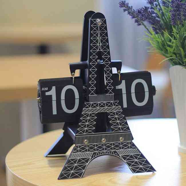 Eiffel Tower Flip Clock