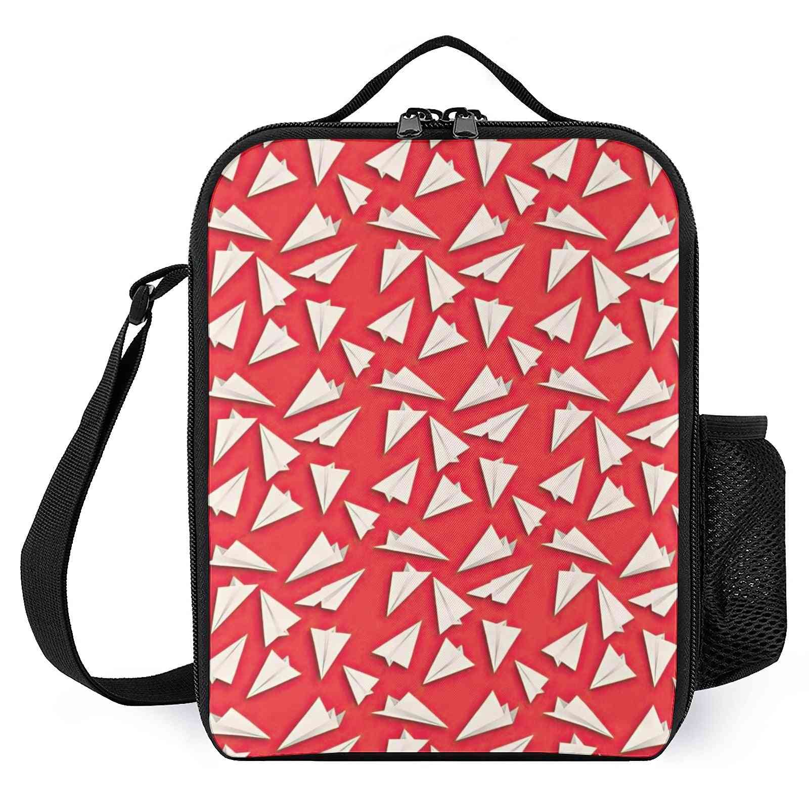Paper Planes Pattern Printed Lunch Box