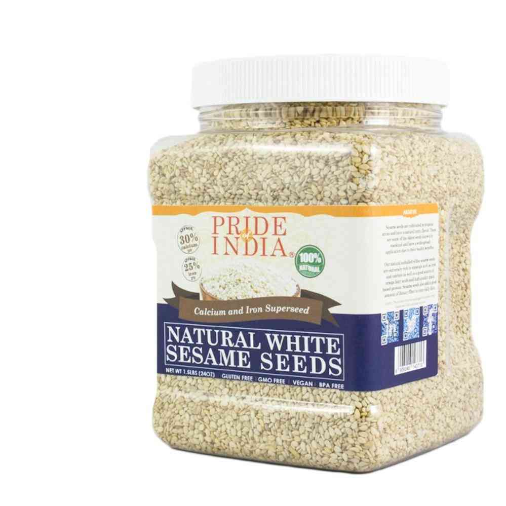 Prírodné biele sezamové semiačka