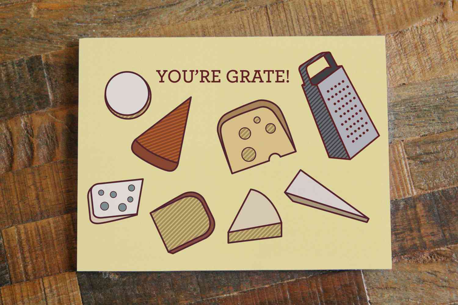You're Grate-cheese Pun Card