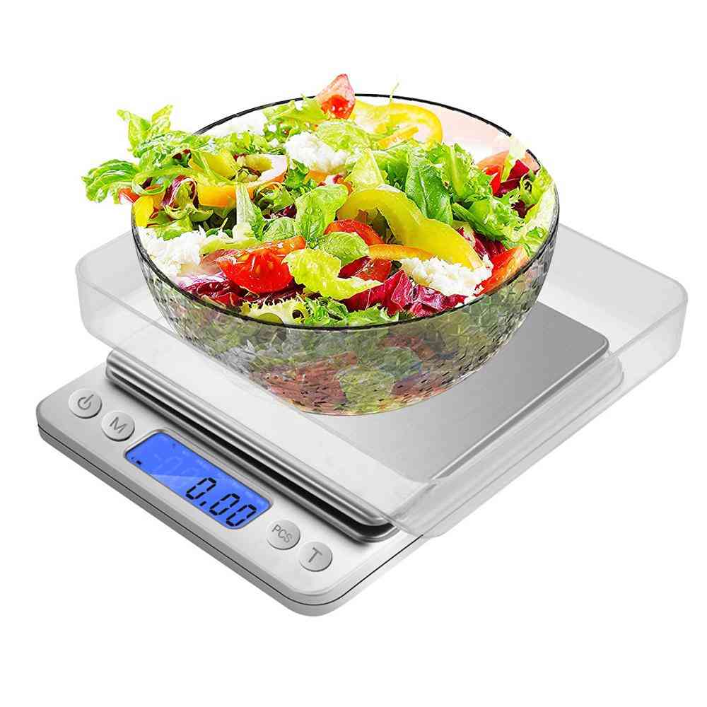Alimentos escala de cocina digital peso gramos para cocinar hornear