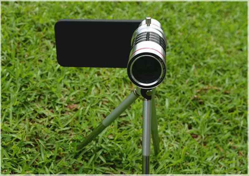 18x Zoom, Aluminum Manual, Focus Telephoto Camera