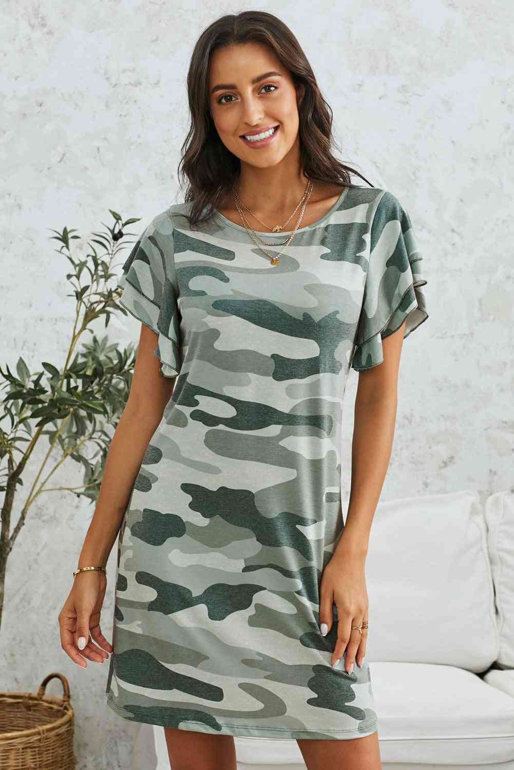 Camouflage Casual Dress