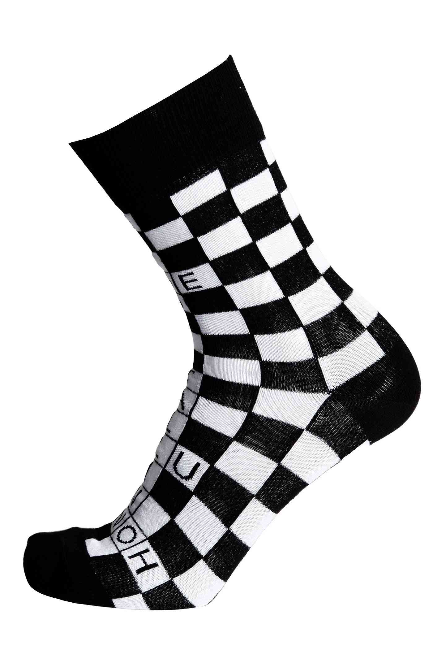 Krydsord design smukke sokker