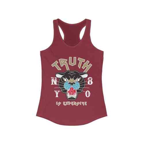 Truth Is Expensive Racerback Tank Top