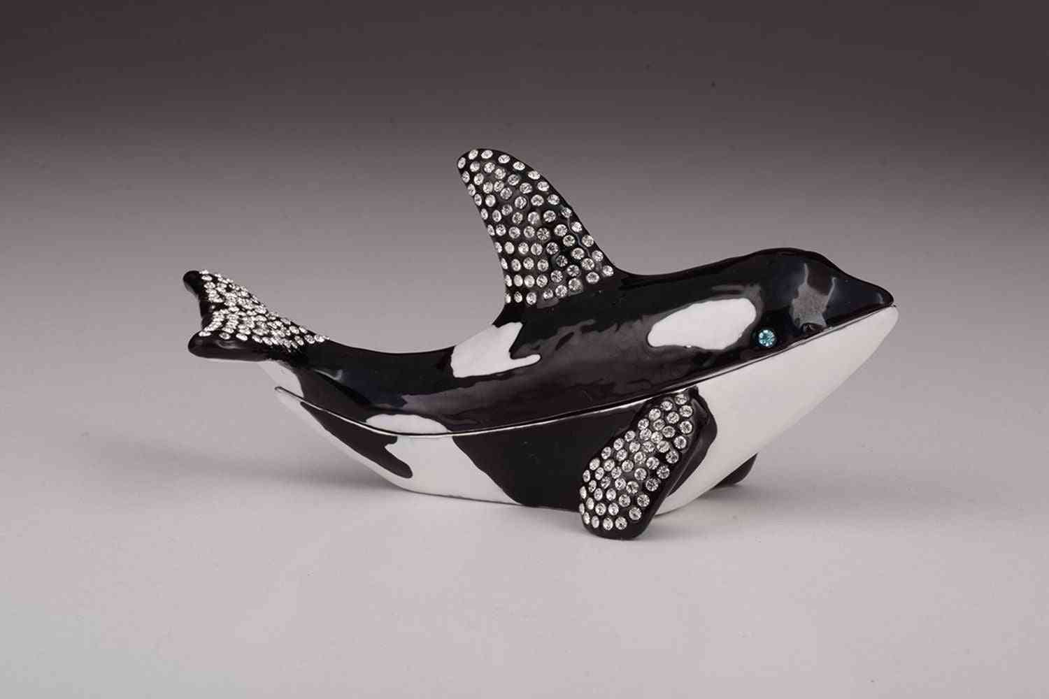 кутия с дрънкулки за дизайн на китове от орка