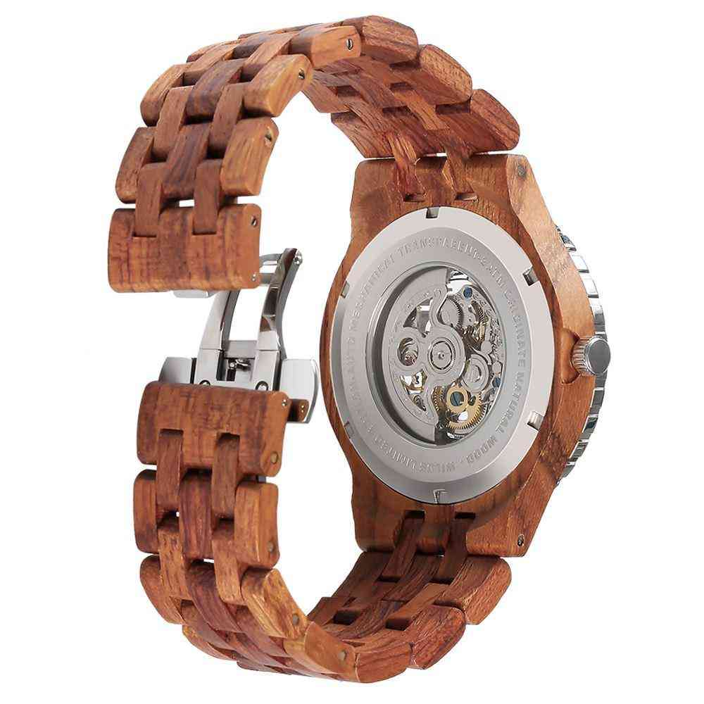 Men's Premium Self-winding, Kosso Wood Watches