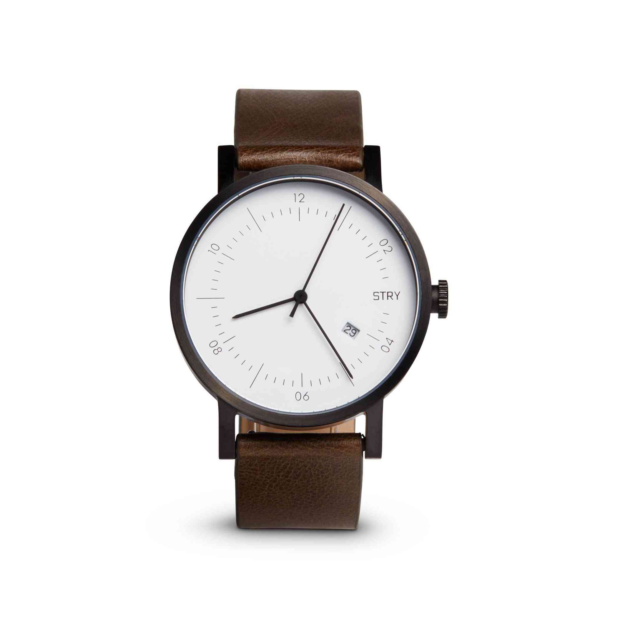 Quick Release Interchangeable Leather & Nylon Band-watch