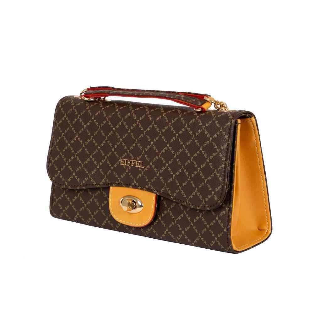 дамска луксозна модна пвц чанта - малка чанта