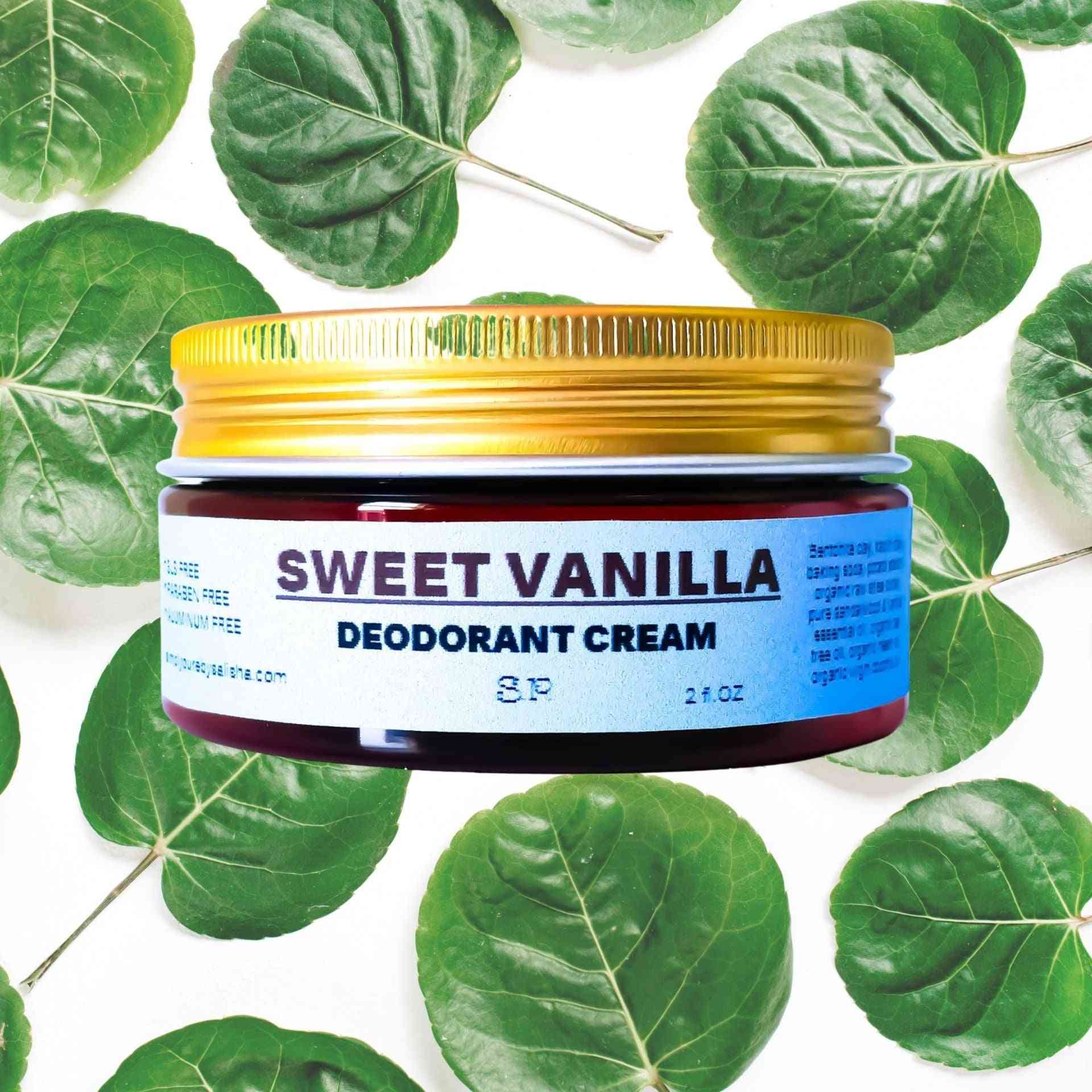Crema deodorante dolce alla vaniglia
