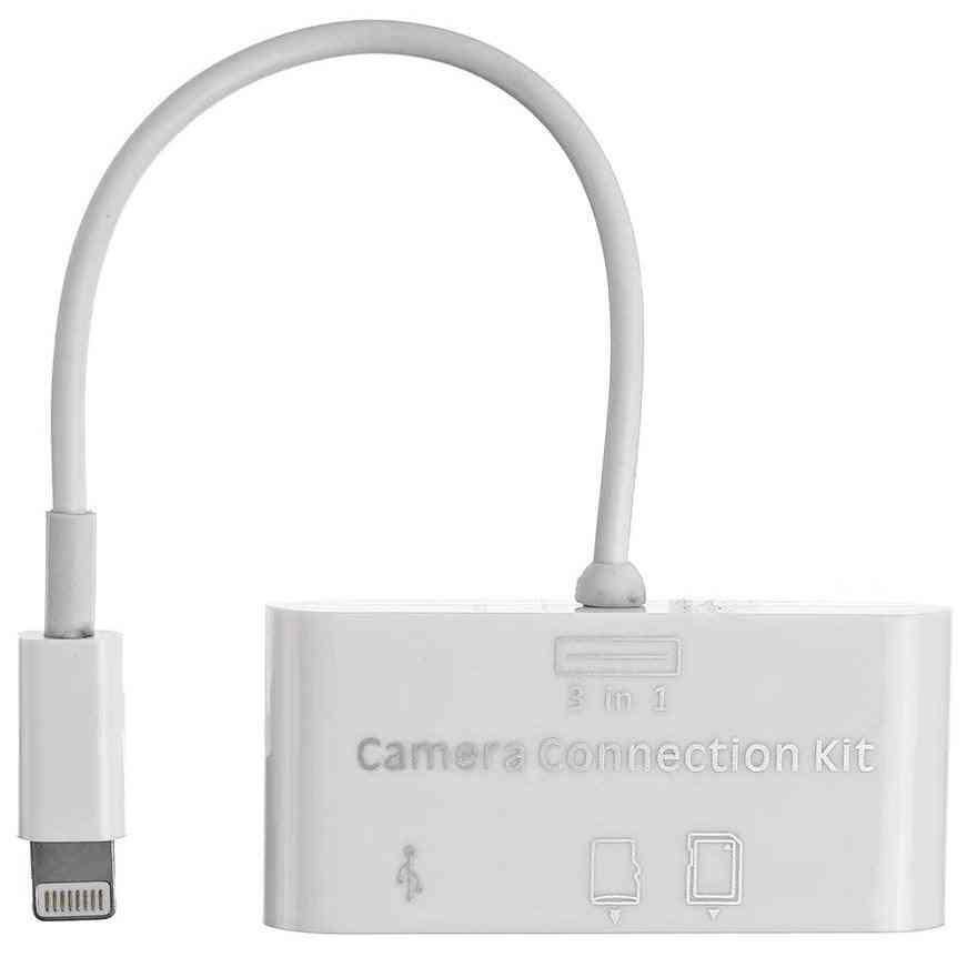 Czytnik kart 3 w 1 koncentrator do podłączenia kamery USB