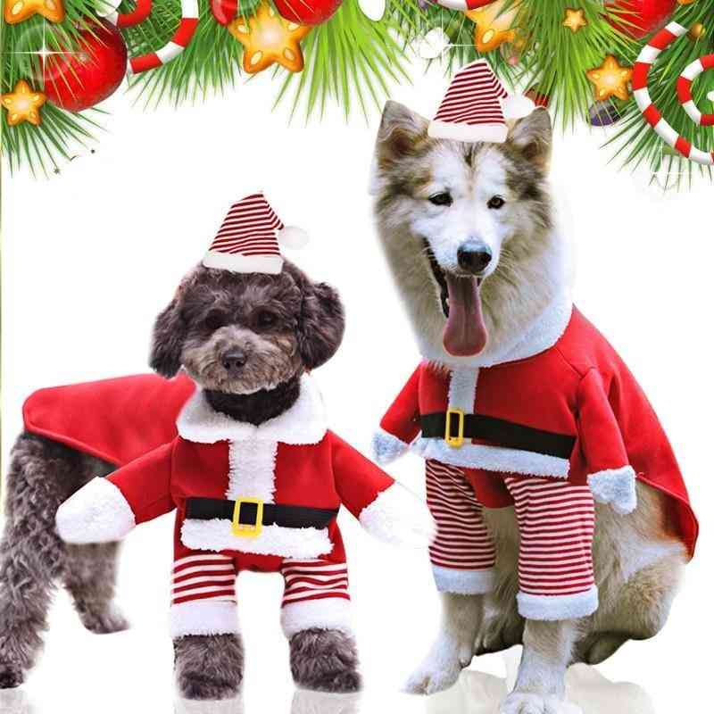 Ropa de navidad para perros pequeños y grandes disfraz de gato mascota
