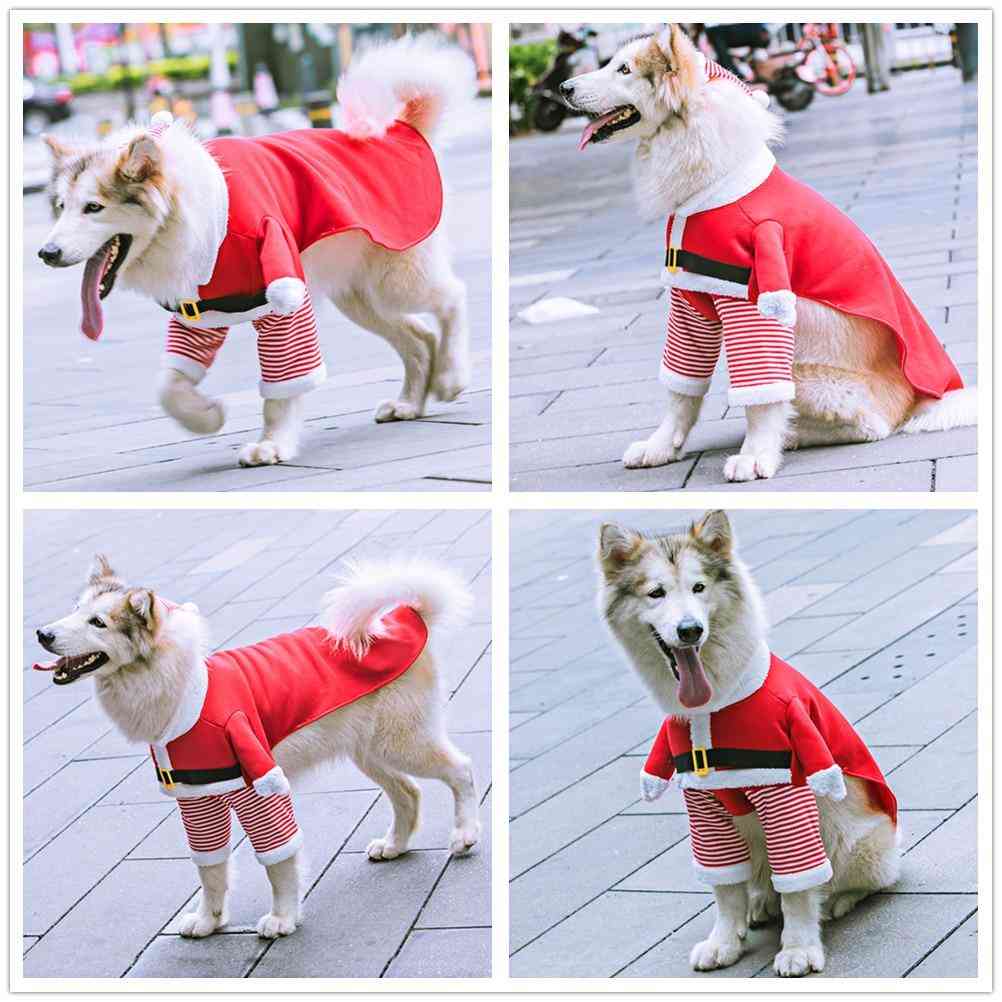 Christmas Clothes For Small Large Dogs Pet Cat Costume