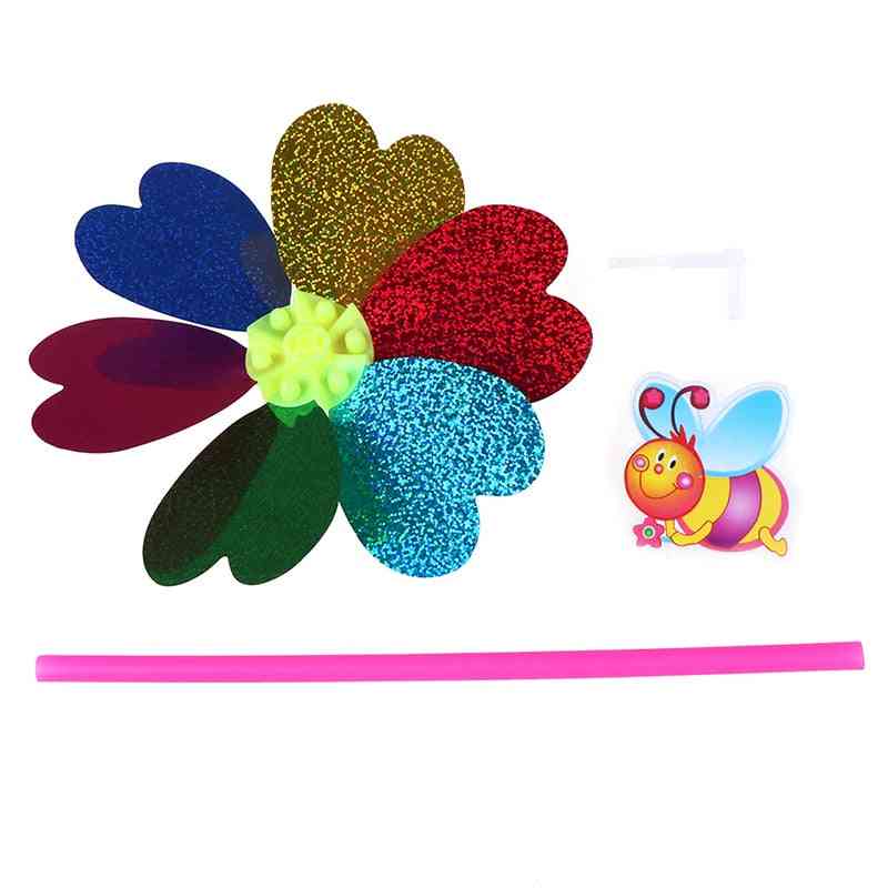 One Piece Colorful Sequins Windmill Spinner-decoration