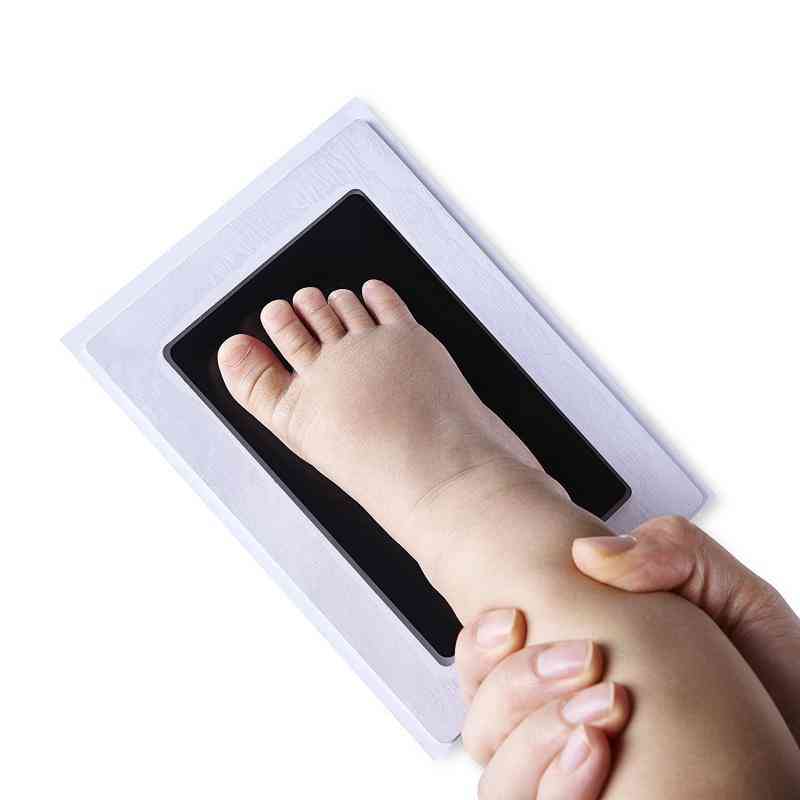 טביעות רגל לתינוק כרית דיו בהדפסת יד, רפידות דיו בטוחות לא רעילות