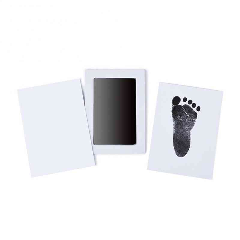 Odciski stóp dziecka ręcznie drukuj podkładka z tuszem, bezpieczne nietoksyczne podkładki z tuszem
