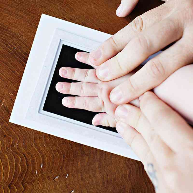Baby-Fußabdrücke Handabdruck-Tintenkissen, sichere ungiftige Stempelkissen