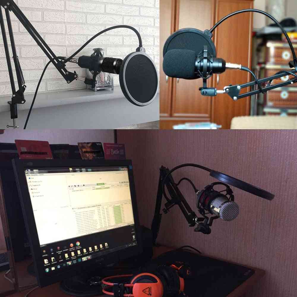 Condensator bedrade bm-800 karaoke bm800 opnamemicrofoon