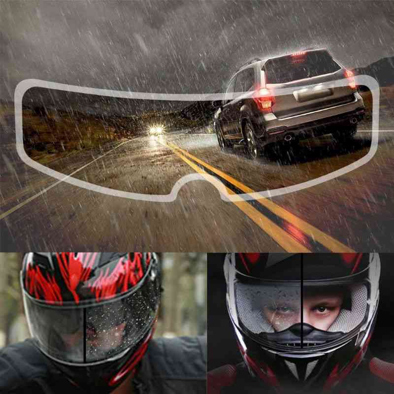 Universal Motorcycle Helmet Clear Rainproof Film